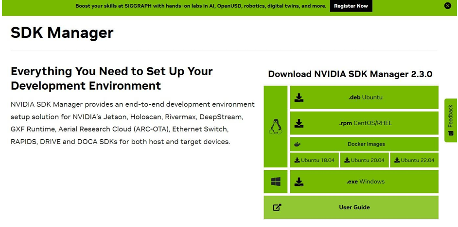 Figura 5 capitulo 2: Descarga del archivo .dev