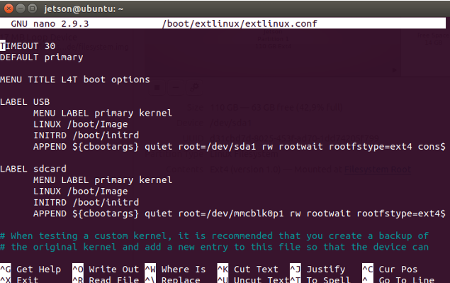 Figura 8 Cap. 2.3: Archivo de arranque